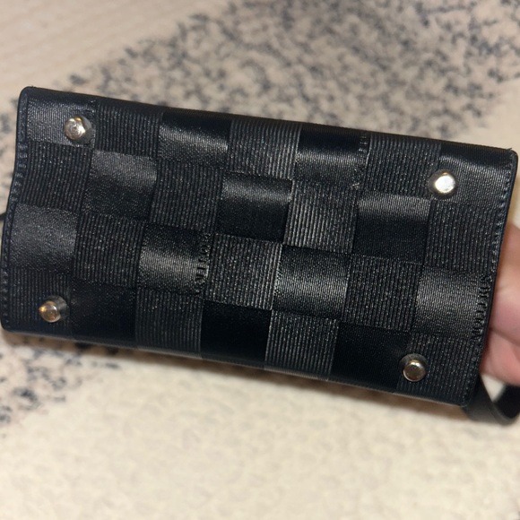 RARE EUC Maison Mollerus Leather Crossbody Black Bag - Picture 5 of 10